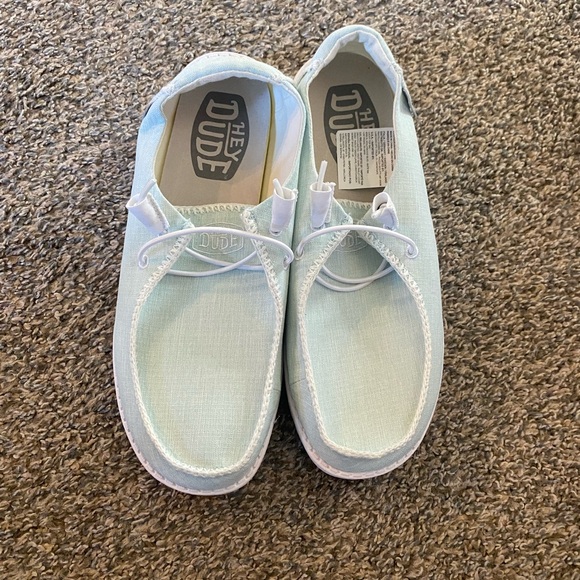 Hey Dude Shoes - Women’s sky blue hey dudes size 9